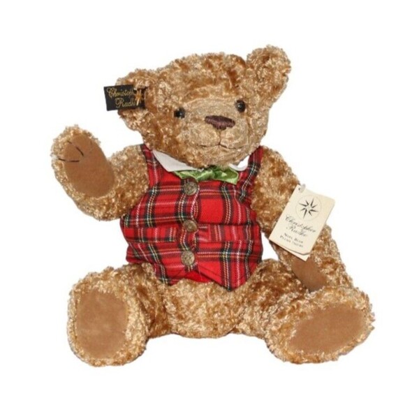 Vintage Christopher Radko 14 In Plush Noel Bear 2002 - Picture 2 of 4